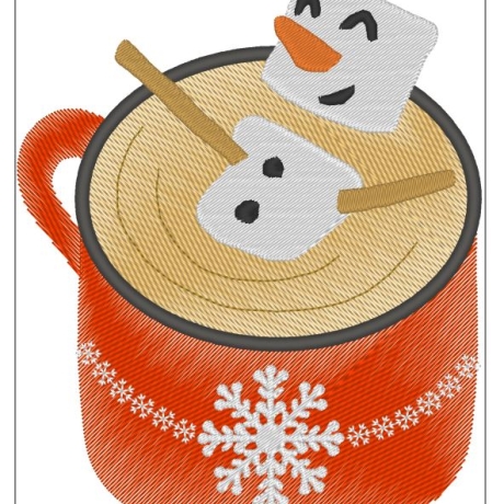 Ferberline Stickdatei Schneemannsuppe ab 8x10