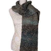 Langer Schal, gehäkelt, XL-Schal, Unisex