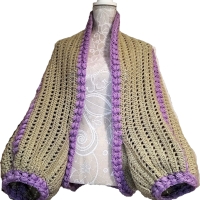 Seelenwärmer, Cardigan, Damenjacke, Jacke, handgehäkelt