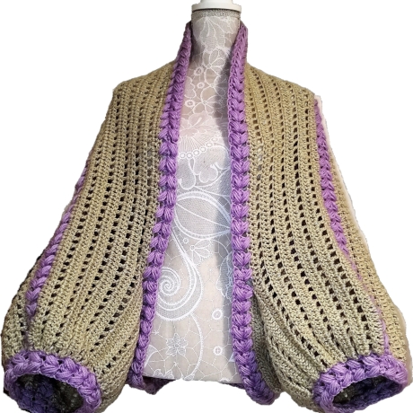 Seelenwärmer, Cardigan, Damenjacke, Jacke, handgehäkelt