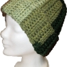 Beanie, Mütze, Beanie-Mütze, handgehäkelt, Unisex 