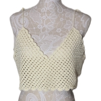 Top, Sommer-Top, Damen-Top, Crop-Top, Cropped-Top, gehäkelt