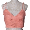 Top, Sommer-Top, Damen-Top, Crop-Top, Cropped-Top, gehäkelt