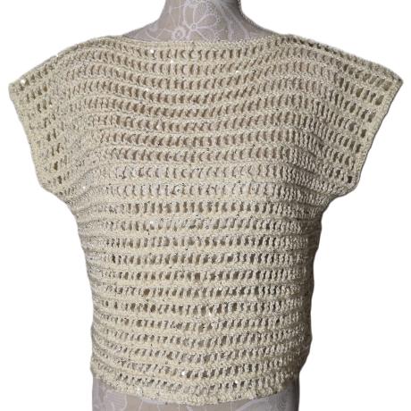 Damen-Shirt, Sommer-Shirt, Damen-Top, Shirt, T-Shirt, gehäkelt
