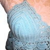 Top, Sommer-Top, Damen-Top, Crop-Top, Cropped-Top, gehäkelt