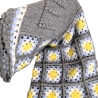 Babydecke personalisiert mit Anfangsbuchstabe, Kuscheldecke