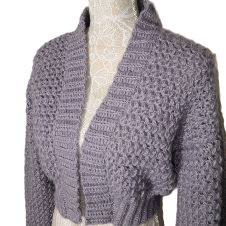 Cardigan, Damenjacke, Jacke, gehäkelt