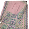 Babydecke personalisiert mit Anfangsbuchstabe, Kuscheldecke
