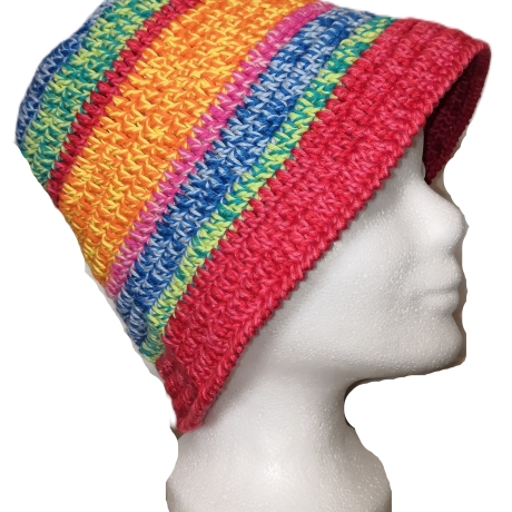 Bucket Hat, Fischerhut, Sommerhut, Sonnenhut, Unisex, gehäkelt 