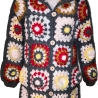 Cardigan, Jacke, Granny-Square-Cardigan, Damenjacke, gehäkelt