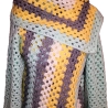 Cardigan, Jacke, Granny-Square-Cardigan, Damenjacke, gehäkelt