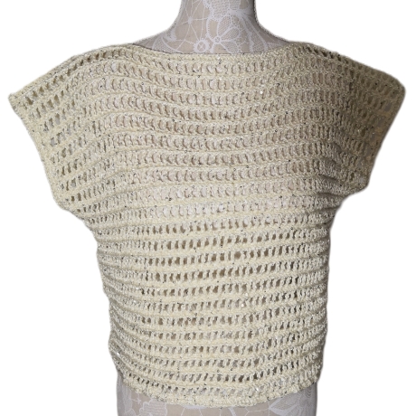 Damen-Shirt, Sommer-Shirt, Damen-Top, Shirt, T-Shirt, gehäkelt
