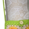 Tasche klein Granny-Square-Tasche gehäkelt, kleine Schultertasche