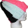 Beanie, Mütze, Beaniemütze, Maxi-Beanie-Mütze, handgehäkelt