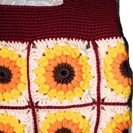 Tasche, Shopper, Granny-Square-Tasche