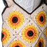 Tasche, Shopper, Sunflower-Bag, Granny-Square-Tasche, gehäkelt