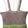 Tasche, Shopper, Tote-Bag, Sunflower-Tasche, gehäkelt