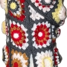 Cardigan, Jacke, Granny-Square-Cardigan, Damenjacke, gehäkelt