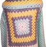 Cardigan, Jacke, Granny-Square-Cardigan, Damenjacke, gehäkelt