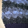 Beanie handgehäkelt mit Blattmuster, Mütze, Damenmütze