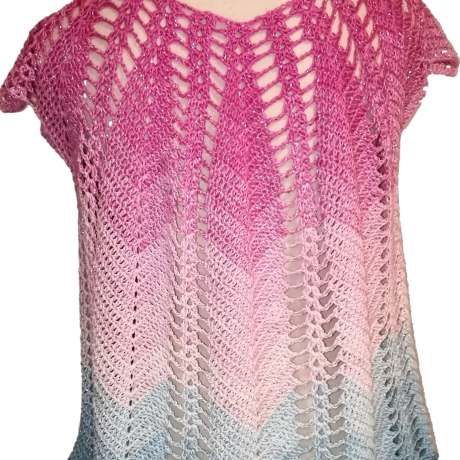 Damen-Shirt, Sommer-Shirt, Damen-Top, Shirt gehäkelt