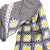 Babydecke personalisiert mit Anfangsbuchstabe, Kuscheldecke