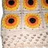 Kinderdecke Sunflower, gehäkelte Decke, 100% Baumwolle (8/8)