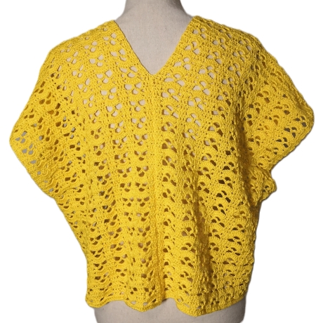 Damen-Shirt, Sommer-Shirt, Damen-Top, Shirt, T-Shirt, gehäkelt