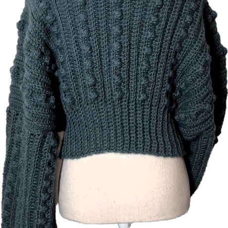 Cardigan, Bobbel-Cardigan, Damenjacke, Jacke, gehäkelt