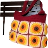 Tasche, Shopper, Granny-Square-Tasche
