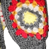 Cardigan, Jacke, Granny-Square-Cardigan, Damenjacke, gehäkelt