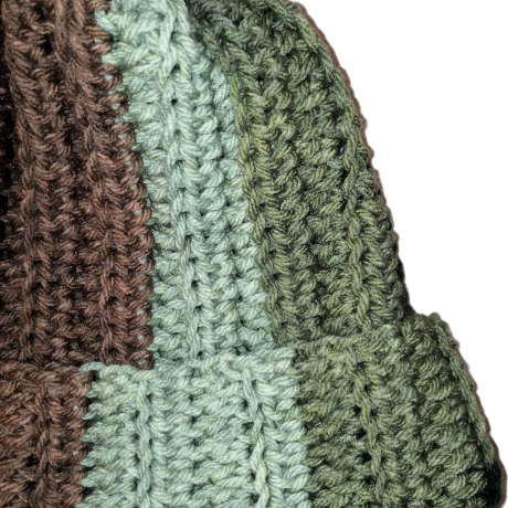 Beanie, Mütze, Beanie-Mütze, handgehäkelt, Unisex 