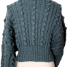 Cardigan, Bobbel-Cardigan, Damenjacke, Jacke, gehäkelt