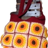 Tasche, Shopper, Granny-Square-Tasche