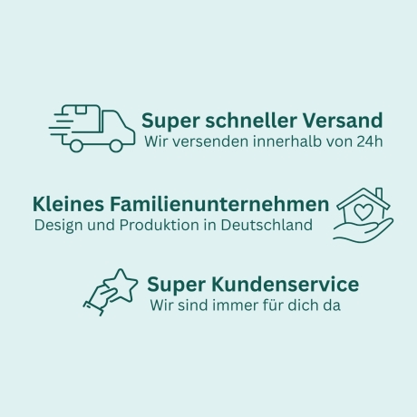 Geduldsfäden - Glas mit Deckel aus Buchenholz personalisierbar