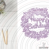 Happy Birthday Kranz Plotterdatei SVG DXF