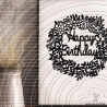 Happy Birthday Kranz Plotterdatei SVG DXF
