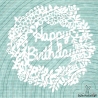Happy Birthday Kranz Plotterdatei SVG DXF