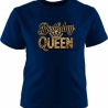 Kinder Kurzarm T-Shirt bedruckt mit BIRTHDAY QUEEN gold