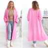 Langer oversize Strickmantel Strickjacke Cardigan Weste  S-XL