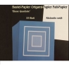 Origami-Papier Faltpapier 15x15 cm 33 Blatt in Blau Faltsterne 