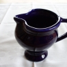Vintage Vase Blaue Kanne aus Keramik aus den 70er Jahren