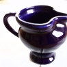 Vintage Vase Blaue Kanne aus Keramik aus den 70er Jahren