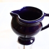 Vintage Vase Blaue Kanne aus Keramik aus den 70er Jahren