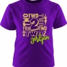 Kinder Kurzarm T-Shirt BLOCK personalisiert mit Name +Zahl