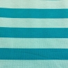 Blockstreifen petrol/aqua Biosweat Lillestoff