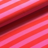 Blockstreifen rot/pink Biosweat Lillestoff