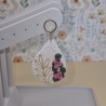 Handgefertigte Polymer Clay Ohrringe – Florale Eleganz