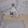 Handmade Polymer Clay Ohrringe – Florale Eleganz in Tropfenform