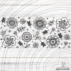 Blumen Band Plotterdatei SVG DXF